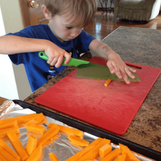 This knife is great for small hands that want to help in the kitchen 