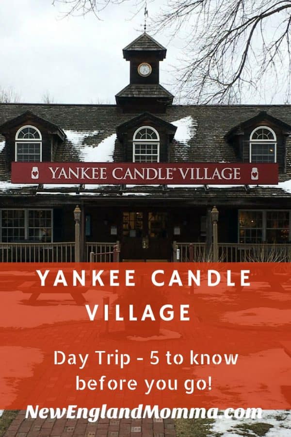 Looking for a kid friendly day trip ? Check out Yankee Candle Village in Deerfield MA