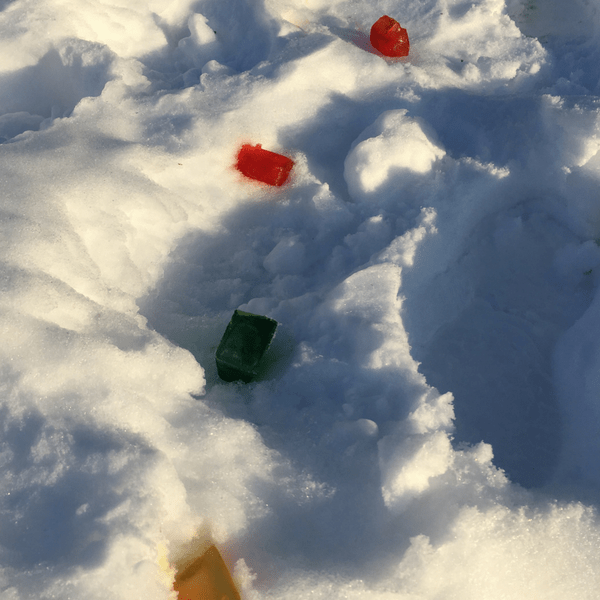 The winter may seem long but it won't last! Here is my 7 Must-Do Kid-Required Activities to do before the snow melts! Easy & fun to do at home! Check out these easy to do color ice cubes for an in the snow scavenger hunt!