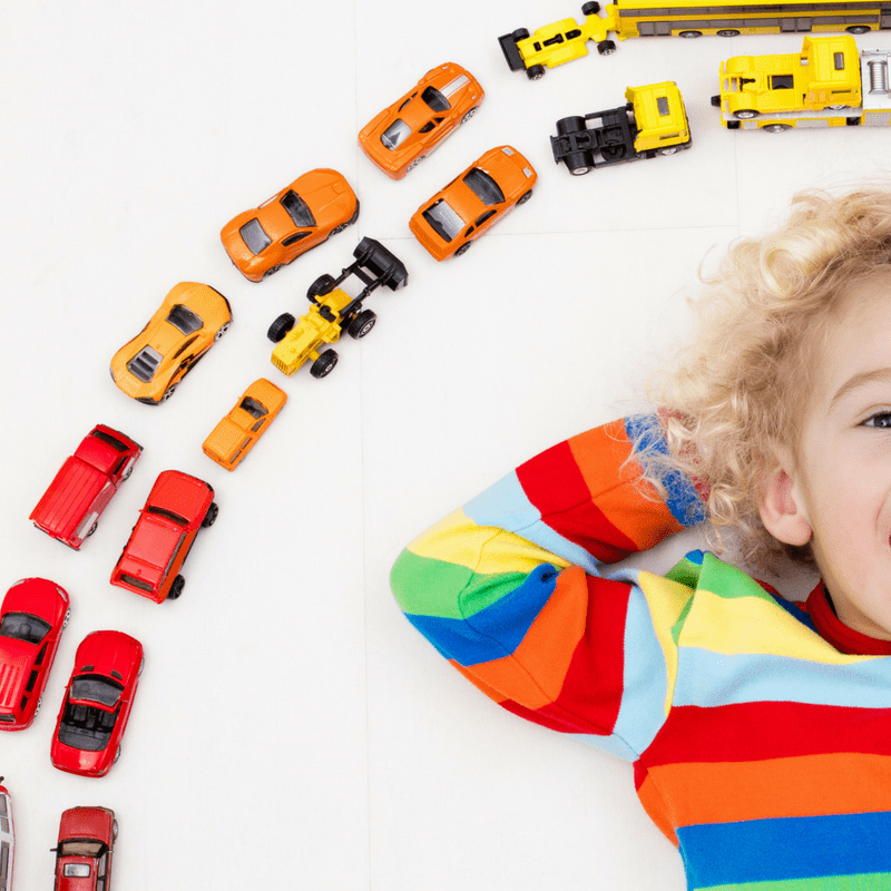 rainbow car toy