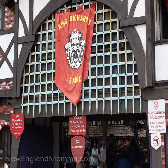 The front gate of King Richard’s Fair is a day of Renaissance fun 