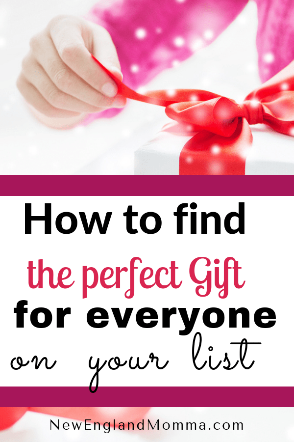  Buying a gift for someone can be both fun and rewarding to pick the perfect gift. Here is how to find the perfect gift for everyone on your list! #ChristmasGift #Gifts #Presents #PerfectGift