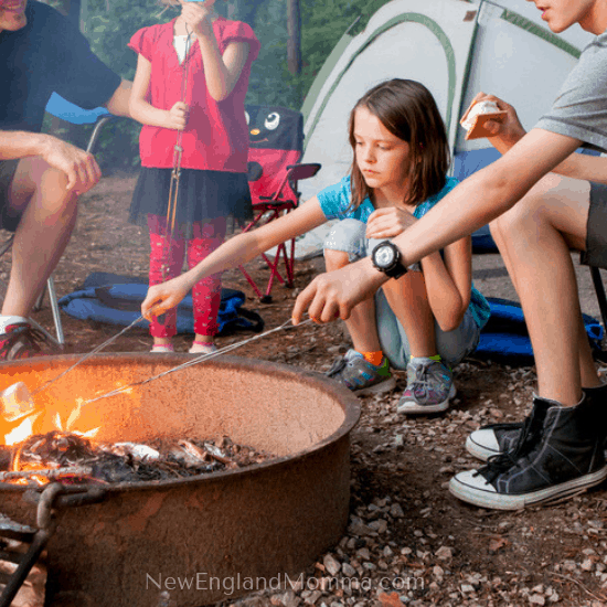 Camping can be a great opportunity to have some fun outdoors together. It can be simple with the basics or elaborate with lots of items. Either way, you'll make some great memories!